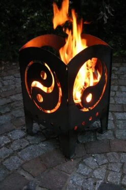 SvenskaV Feuerkorb Yin Und Yang XXL