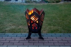 SvenskaV Feuerkorb Baltic Fir - Ø 41 Cm - Rohstahl