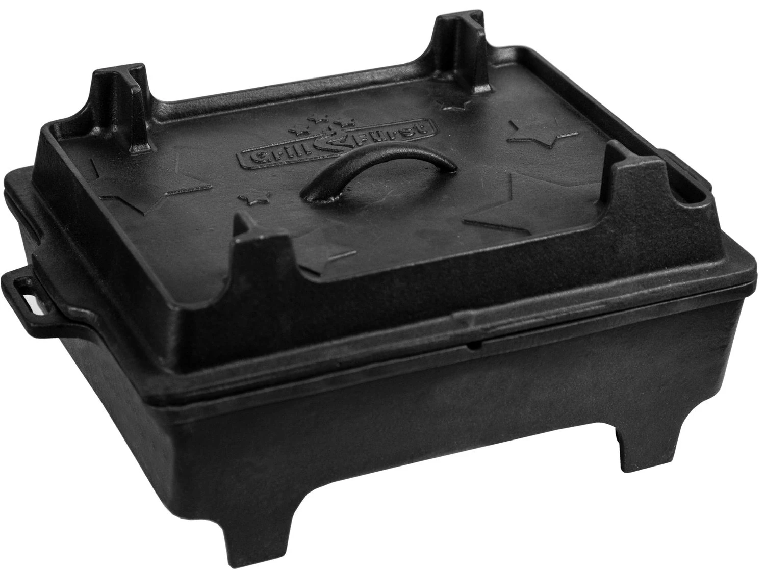 Grillfürst Dutch Oven Set BBQ Kastenform BK6 Aus Gusseisen - X-DEAL Inkl. Tragetasche / Aufbewahrungstasche, Gusseisen Pflege Und Deckelheber 3 Grillfürst Dutch Oven Set BBQ Kastenform BK6 Aus Gusseisen - X-DEAL Inkl. Tragetasche / Aufbewahrungstasche, Gusseisen Pflege Und Deckelheber