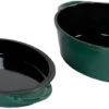 Big Green Egg Emaillierter Dutch Oven / Bräter 5,2 L Grün Oval 2XL / XLarge / Large 1 Big Green Egg Emaillierter Dutch Oven / Bräter 5,2 L Grün Oval 2XL / XLarge / Large -GrillProfi Werkstatt Big Green Egg Braeter oval 117670 offen Deckel