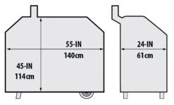 Broil King Abdeckhaube Für Pellet Smoker Regal 500 -GrillProfi Werkstatt Broil King Abdeckhaube Pelletsmoker Regal 500 Abmessungen