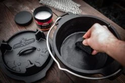 Grillfürst Dutch Oven Set / Gusseisen Pflegeset -GrillProfi Werkstatt Dutch Oven Pflege