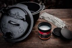 Grillfürst Dutch Oven Set / Gusseisen Pflegeset -GrillProfi Werkstatt Dutch Oven Pflegepaste