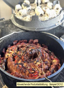 Grillfürst Dutch Oven BBQ Edition DO28 - XXL Dutch Oven -GrillProfi Werkstatt Grillfuerst Dutch Oven DO28 BBQ Edition Ribs