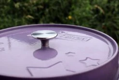 Grillfürst Emaillierter Dutch Oven Ohne Füsse DO12 - Lila -GrillProfi Werkstatt Grillfuerst Dutch Oven Emaillierung lila