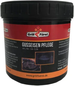 Grillfürst Dutch Oven Set BBQ Edition DO2 - X-DEAL Inkl. Tragetasche / Aufbewahrungstasche, Gusseisen Pflege Und Deckelheber -GrillProfi Werkstatt Grillfuerst Dutch Oven Gusseisen Pflegepaste 4