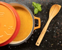 Grillfürst Emaillierter Dutch Oven Ohne Füsse DO4 - Orange -GrillProfi Werkstatt Grillfuerst Dutch Oven ohne Fuesse DO4