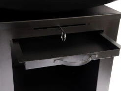 Grillfürst Feuerplatte - Feuerstelle Mit 6 Mm Edelstahl Grillplatte Mit Grillrost -GrillProfi Werkstatt Grillfuerst Feuerplatte Ascheschublade