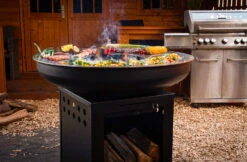 Grillfürst Feuerplatte - Feuerstelle Mit 6 Mm Edelstahl Grillplatte Mit Grillrost -GrillProfi Werkstatt Grillfuerst Feuerplatte Edelstahlplatte