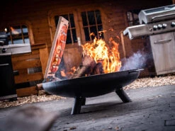 Grillfürst Feuerschale 90 Cm Aus Stahl -GrillProfi Werkstatt Grillfuerst Feuerschale Flammlachs 1