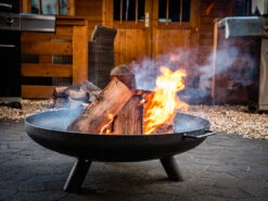 Grillfürst Feuerschale 75 Cm Aus Stahl -GrillProfi Werkstatt Grillfuerst Feuerschale Scheitholz Lagerfeuer