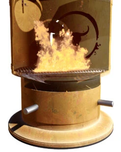 Moesta Bandit FirePlace 57 Cm Durchmesser - Inkl. Asado Grill Aufsatz Und Ablagebretter Bambus -GrillProfi Werkstatt Moesta Bandit Feuertonne Funktionsweise