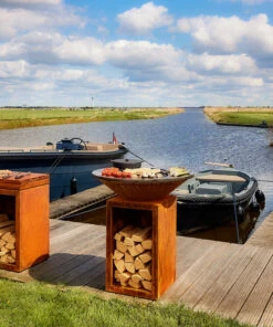 OFYR Grill Feuerplatte Classic Storage Corten 85