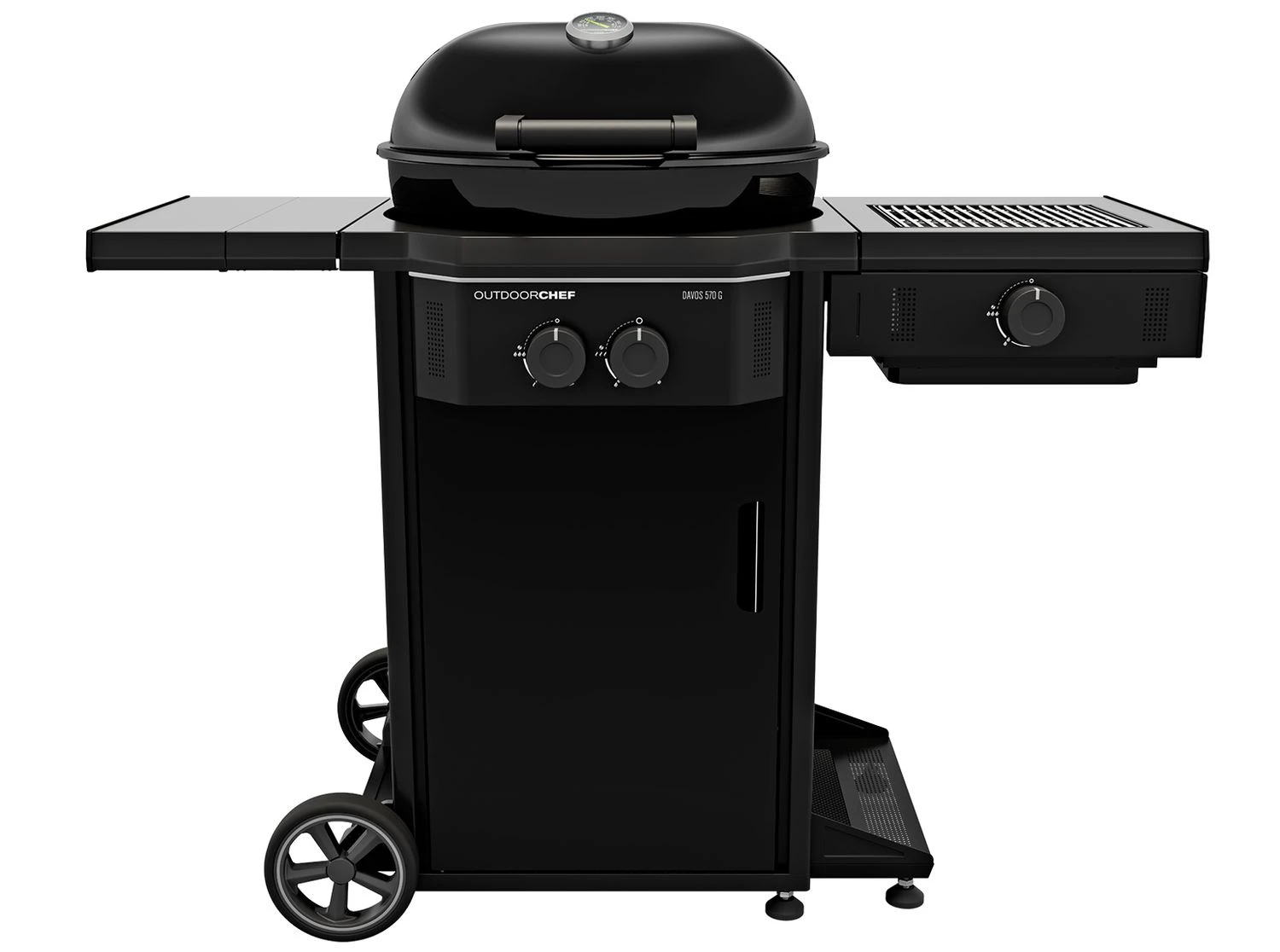 Outdoorchef Gas Kugelgrill Davos 570G Pro Mit Blazing Zone (Infrarotbrenner) & Abdeckhaube 4 Outdoorchef Gas Kugelgrill Davos 570G Pro Mit Blazing Zone (Infrarotbrenner) & Abdeckhaube – Bild 2