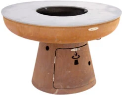 Remundi Feuerplatte Nero L68 - Low - Durchmesser 102 Cm