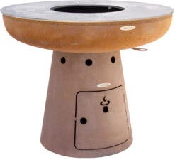 Remundi Feuerplatte Nero L84 - Durchmesser 102 Cm