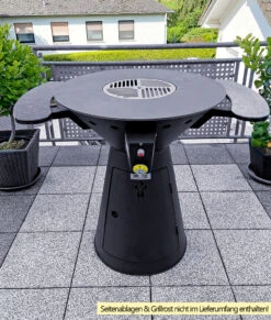 Remundi Feuerplatte Phönix M - Gas Feuerstelle - Durchmesser 79 Cm -GrillProfi Werkstatt Remundi Gas Feuerstelle Phoenix M Mood