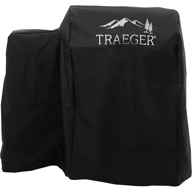 Traeger Allwetter-Abdeckhaube Für Bronson 20, Lang, Schwarz Mit Logo - Auslaufartikel 3 Traeger Allwetter-Abdeckhaube Für Bronson 20, Lang, Schwarz Mit Logo - Auslaufartikel