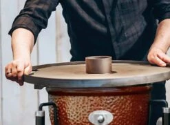 Monolith Feuerplatte Für ICON / JUNIOR Pro-Serie 2.0 Keramikgrill - Durchmesser 60 Cm -GrillProfi Werkstatt monolith junior feuerplatte