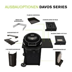 Outdoorchef Gas Kugelgrill Davos 570G Pro Mit Cooking Zone (Seitenkocher) & Abdeckhaube -GrillProfi Werkstatt outdoorchef davos 570 g erweiterungsmoeglichkeiten 1