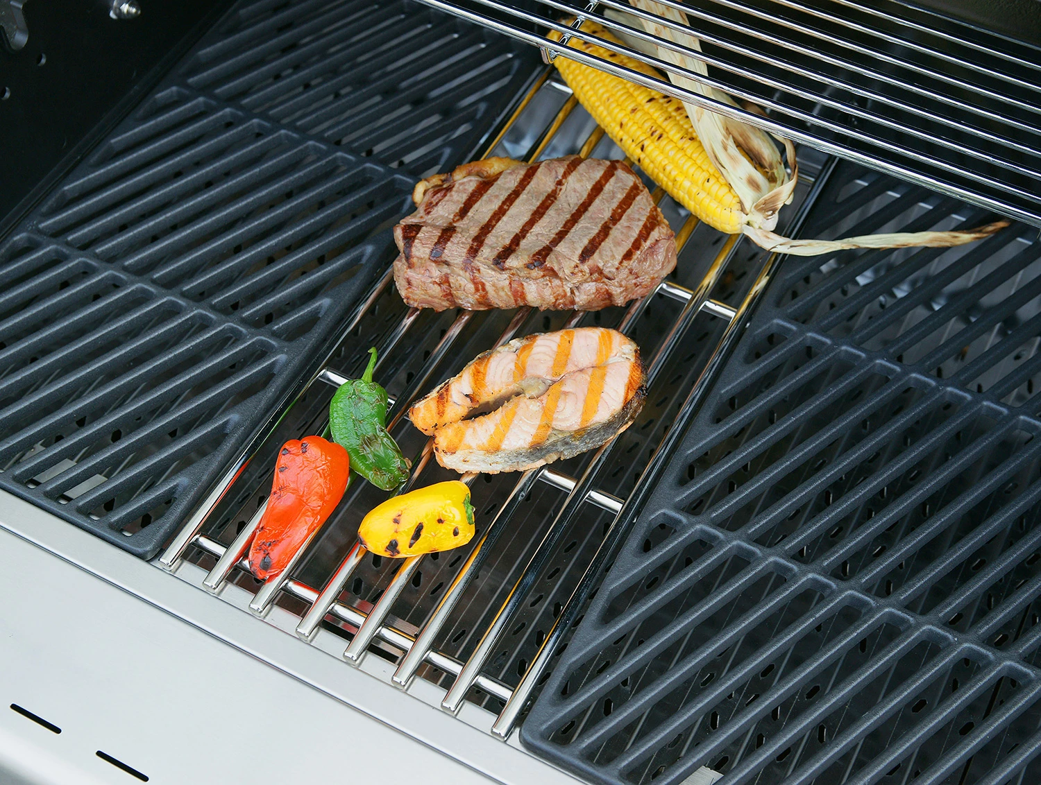 Outdoorchef DGS Edelstahl Grillrost Für Dualchef Gasgrills 3 Outdoorchef DGS Edelstahl Grillrost Für Dualchef Gasgrills