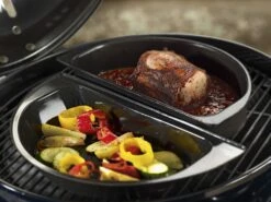 Outdoorchef Gourmet Halbmond Kochset / Grillschalen Porzellanemailliert / 2 Teilig -GrillProfi Werkstatt outdoorchef gourmet halbmond 18 211 72 d