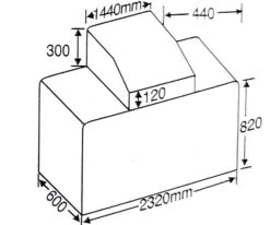 Universal 6-Brenner Gasgrill Abdeckhaube -GrillProfi Werkstatt ziegler brown abdeckhaube 6b abmessungen 3 1495638699